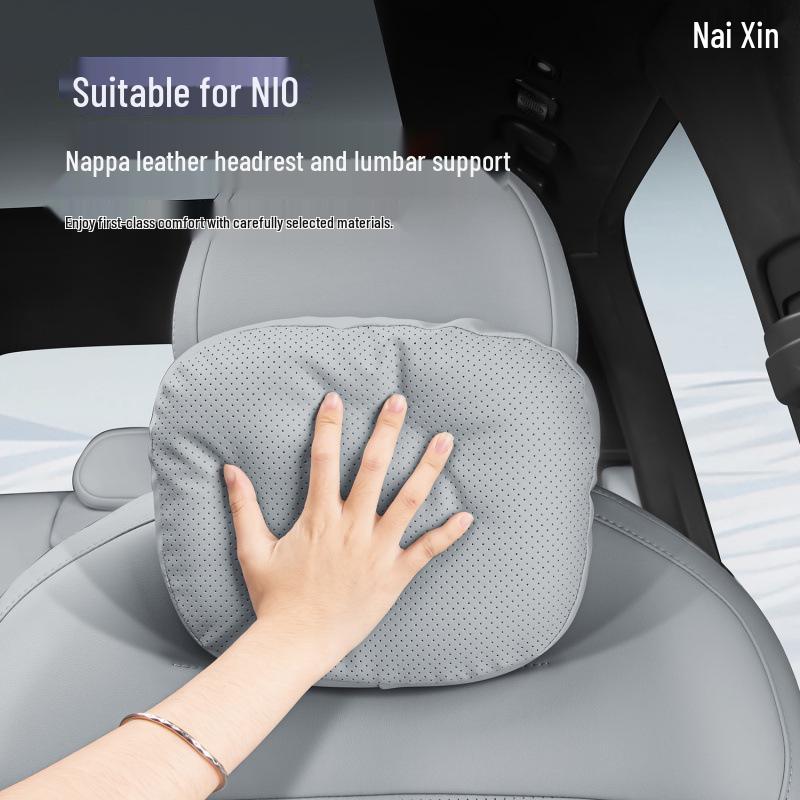 Compatible with 24 NIO ES6 and EC6 models, featuring headrests, lumbar supports, ET5T neck pillows, and interior accessories.