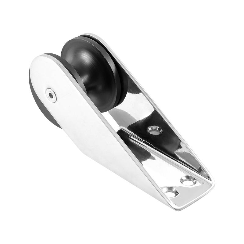 Bow Anchor Roller 316 Stainless Steel Stamping Boat Trailer Bow Anchor Roller Yacht Lift Roller Holder Mount 2.5mm-1pcs