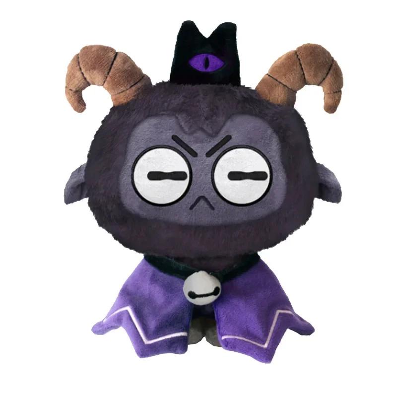 Neues Cult Of The Lamb Niedliches Plüschtier Puppenkissen für Kinder Halloween Weihnachts Puppengeschenk Cult Of The Lamb Puppenornament