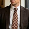 Men Tie Bright Color Multiple Pattern Design Dress Suit Tie Versatile Business Trip Neckwear Outfit Accessory