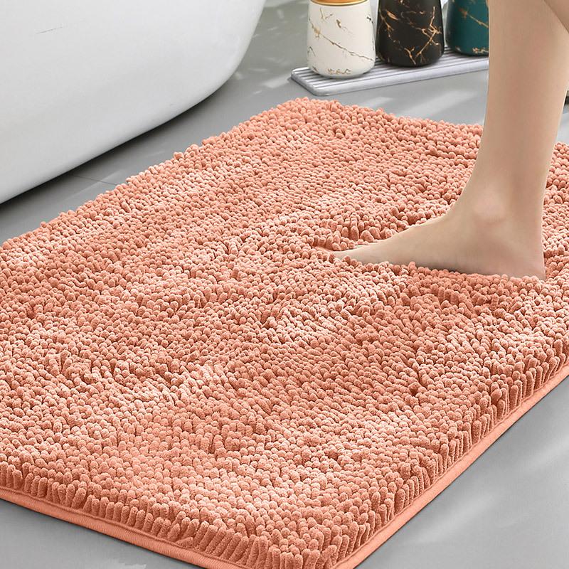 Water-absorbent Non-slip Foot Mat,Chenier Carpet,Bathroom Mat, Anti Slip Carpet, Bathroom Floor Mat