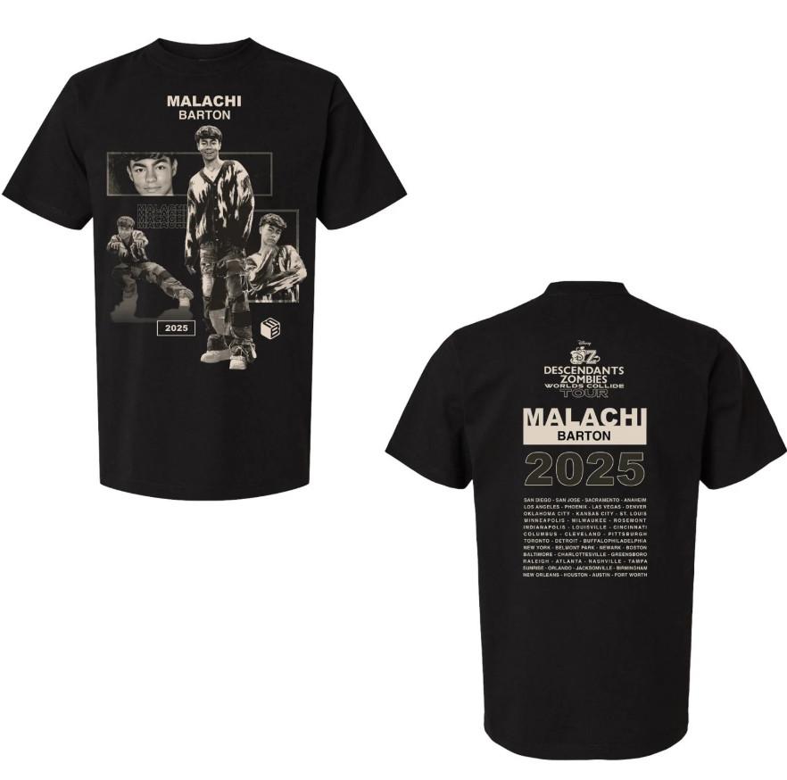 

Descendants Zombies Worlds Collide Tour 2025 Tshirt size S5XL Unisex T-Shirt M