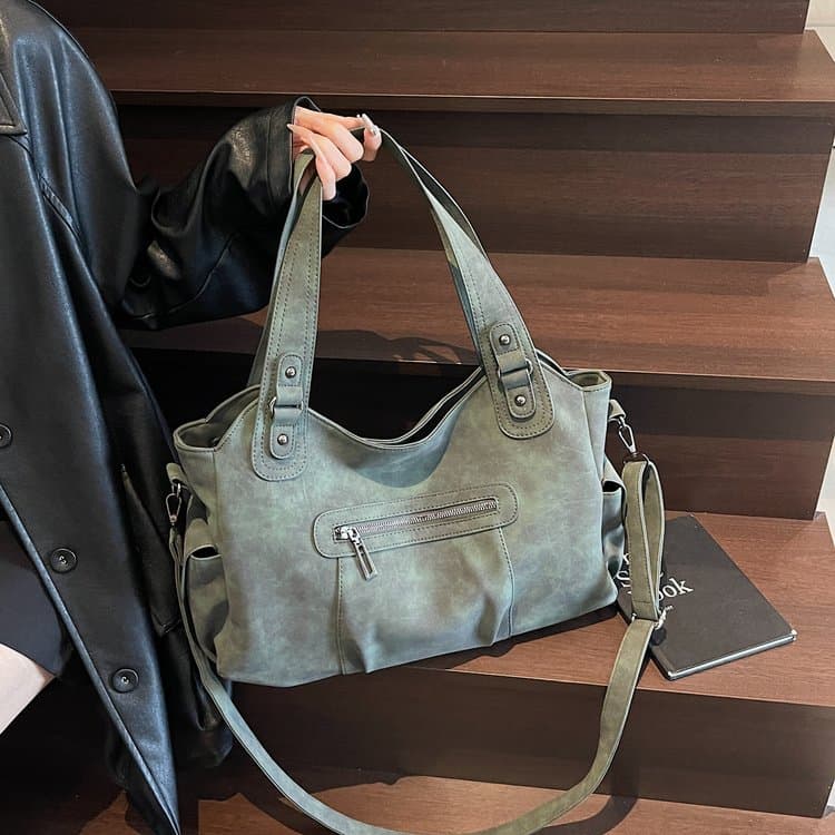 Borsa a tracolla da donna di grande capacità borsa a tracolla portatile