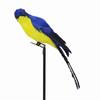 Fake Artificial Birds Photo Props Statue Bird Parrot Model Simulation Parrot for Patio Yard Lawn Wedding Crafts Outdoor Ornament