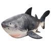 Wholesale Lifelike Gaint Megalodon Shark Plush Toy Pillow Simulation Grey Shark Marine Animal Plush Toy Home Decor Gift For Kids
