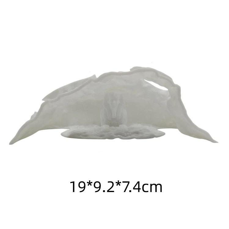 Fish Tank Underground Cave For Fish Shrimp Reptile Shelter Hiding Houses 3D Printing Tunnel Cave Landscaping Aqaurium Decoration