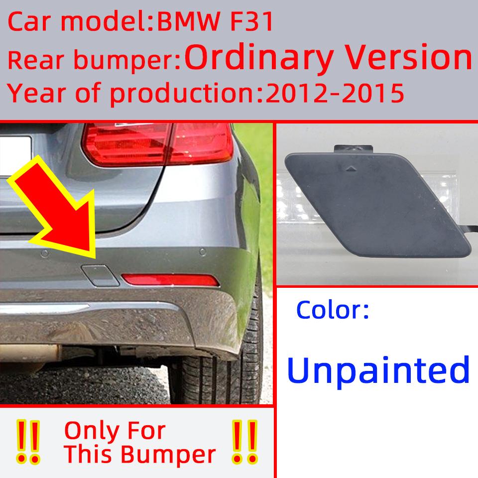 

Car Accessories Rear Bumper For BMW Series 3 F30 / F31 / LCI / M-Sport 2012-2018 Hauling Trailer Shell Bumper Decoration Cap
