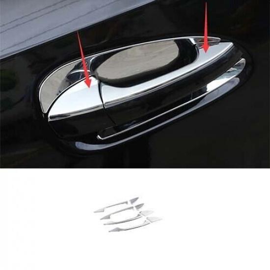 Fit For Benz GLE GLS 2016-2019 8pcs Chrome Exterior Side Door Handle Cover Trim