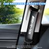 Carbon Fiber Leather Car Seat Belt Cover Shoulder Pad Neck Protection for Mercedes benz AMG C E S GLE CLC Class W204 W203 W205