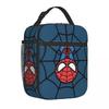 Spider-Man Cartoon Anime Lunch Bento Bag Children'S Fully Printed 3D Digital Insulation Bag Portable Outdoor Picnic Bag