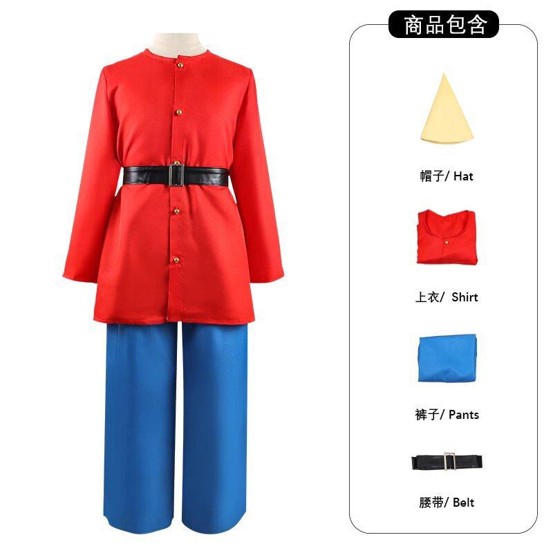 Move Seven Dwarf Cosplay Costume Snow Princess Man Halloween Carnival Cosplay Dwarf Customized Clothes XL 55-60kg чёрный
