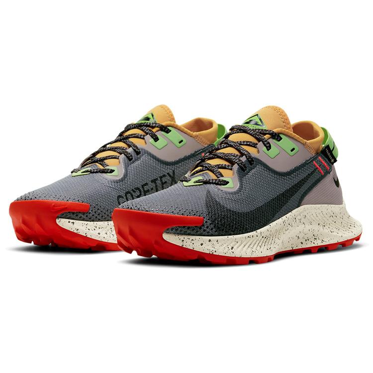 Pantofi noi Nike Pegasus Trail 2 Gore Tex Gri Fumuriu Maro Deschis pentru Femei CU2018-002