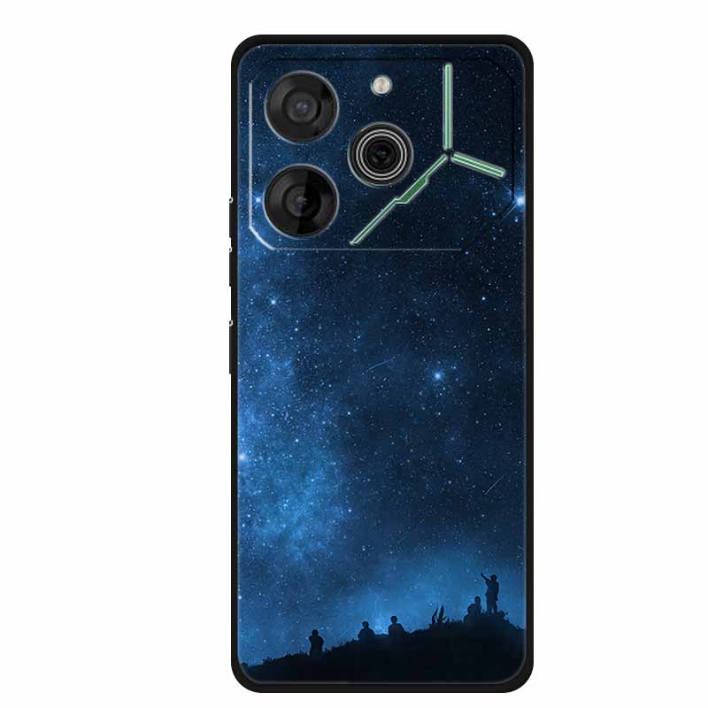 For Tecno Pova 6 Case Luxury TPU Soft Silicone Phone Cases Back Cover for Tecno Pova6 2024 6.78" Shockproof Love New Cute Coque