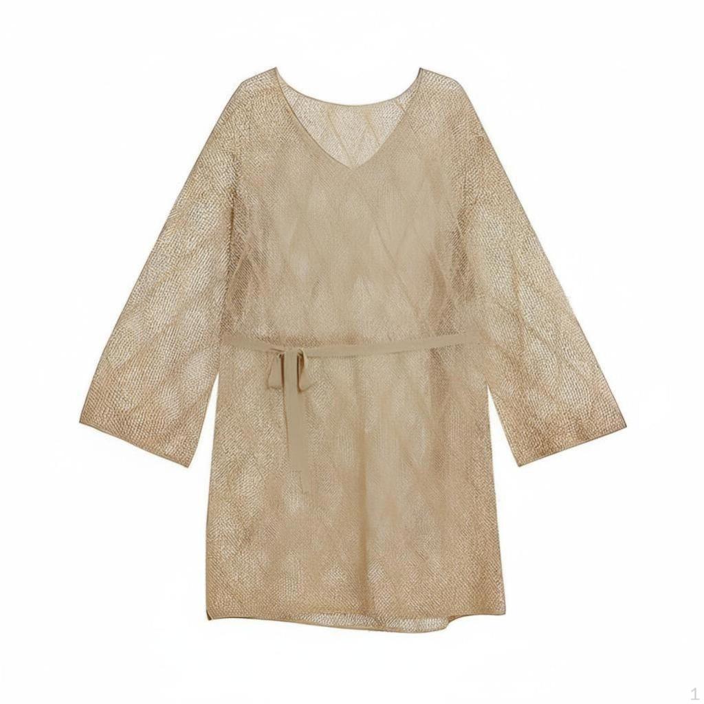 Beach Shawl, Women's Long Sleeve Cover Up, Season Summer Relaxed Top, Lightweight,