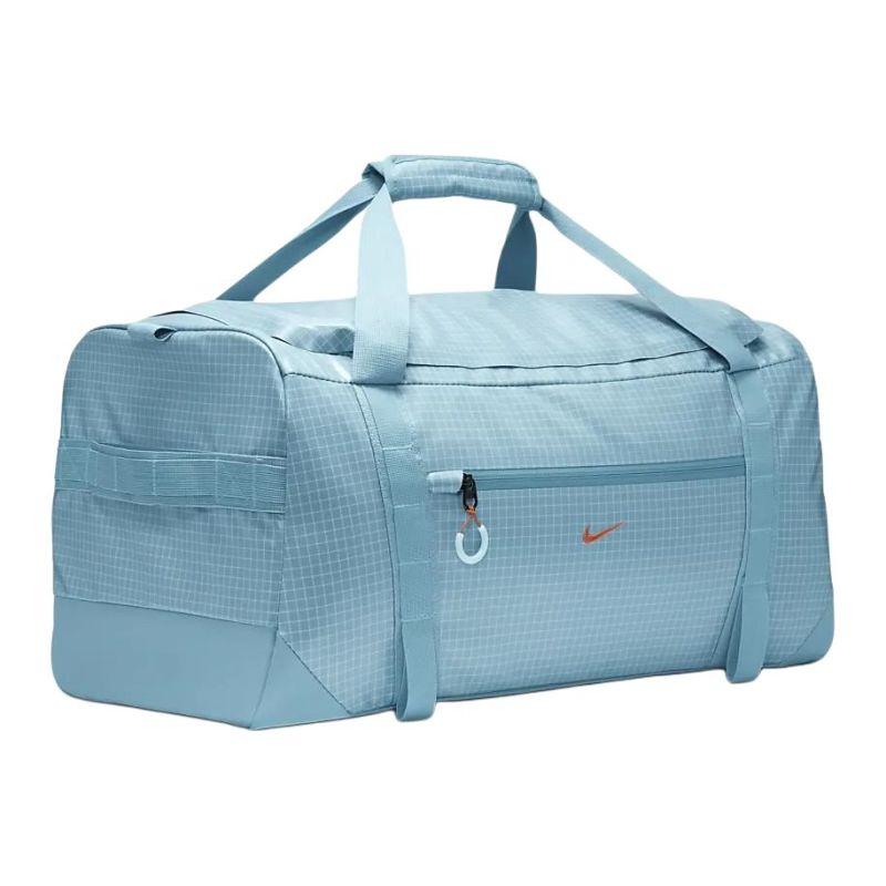 Nike Fabric Travel Bag Regular Unisex Denim Blue Green And Coral Red Casual DJ9680-464
