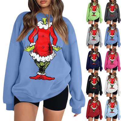 Women's Colorblock Sweatshirt Long Sleeve Round Neck Casual Comfortable Loose Lightweight Women's Sweatshirtt