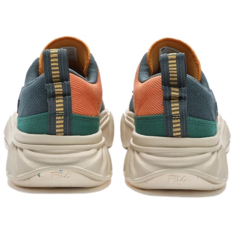 Fila Fosso Comfortable Casual Low-Top Canvas Shoes Men Sneakers Beige Orange F12M432308FBA