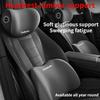 2pcs Ergonomic Car Seat Neck and Lumbar Support Pillow Set - 2-in-1 Sponge Rubber Cervical Support with Adjustable Backrest Pillow for Long Drives
