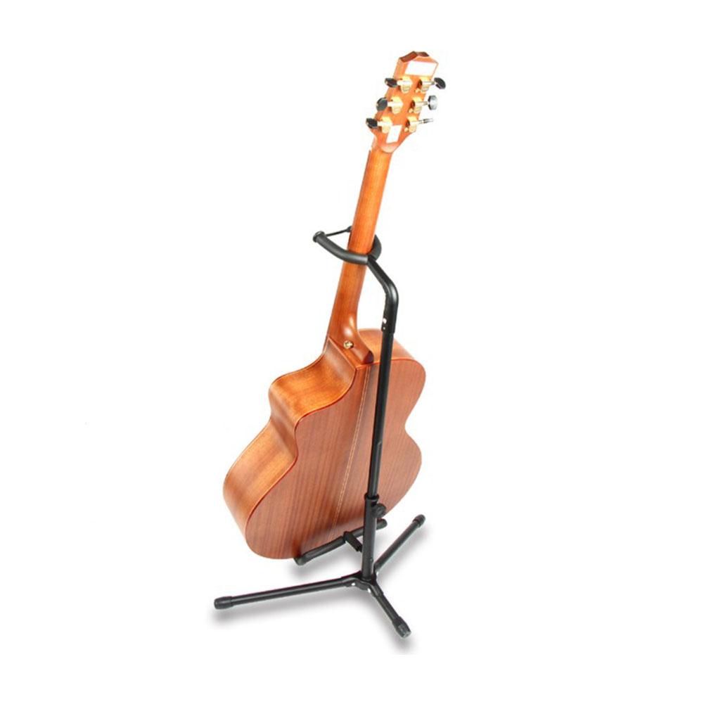 Gitarrstativ Stativ Tripod Enkelhopfällbar för Akustisk, Elektrisk gitarr, Bas, Mandoliner, Banjo, Ukuleles