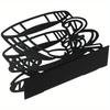 1pc Black Napkin Holder, Room Decors, Stainless Steel Standing Napkin Dispenser Coffee Holders For Paper Kitchen
