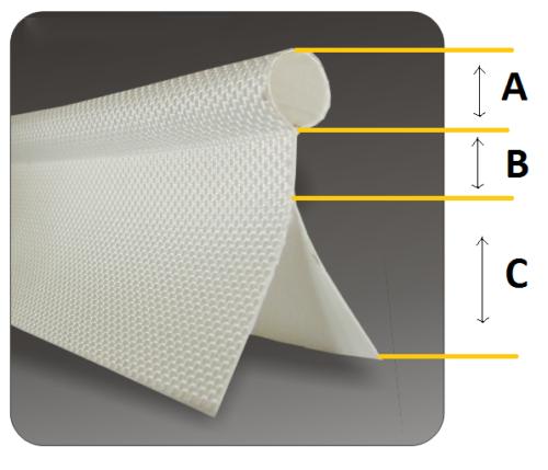 

Трубопровод для навеса 6 мм с двойным клапаном, серый ПВХ-сердечник Keder Кемпинг/палатка/навесы/палатки 1m белый