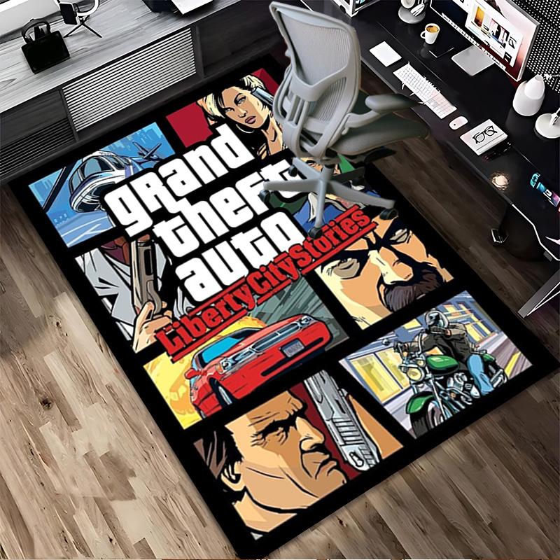 Liberty City Stories Living Room Non-Slip Area Rug Soft Carpet for Bedroom Game Playroom Sofa Office Home Decor Doormat Christmas Gift C9211754
