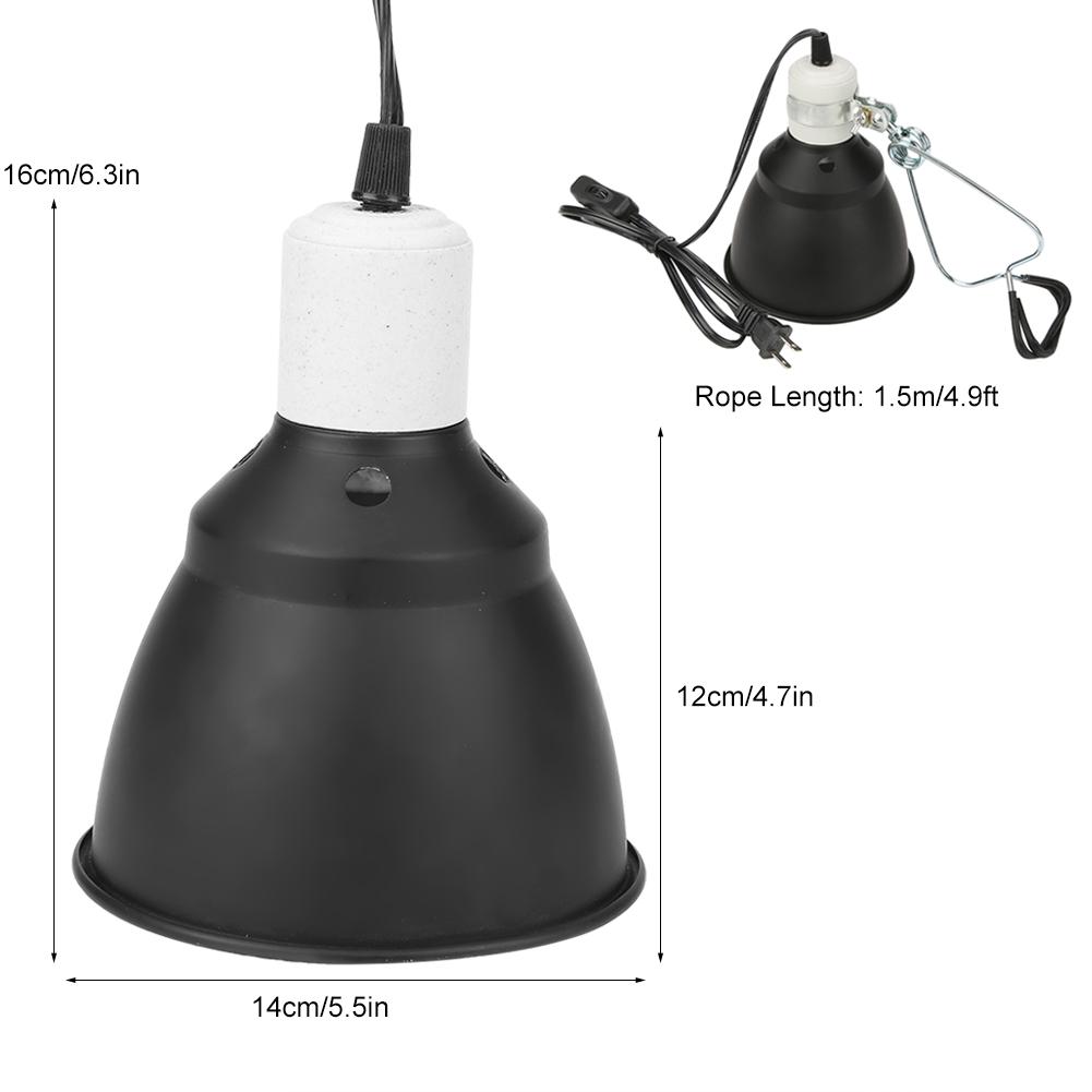 Reptile Turtle Heat UVA/UVB Bulb Lamp Light Holder for Chicken Brooder Basking