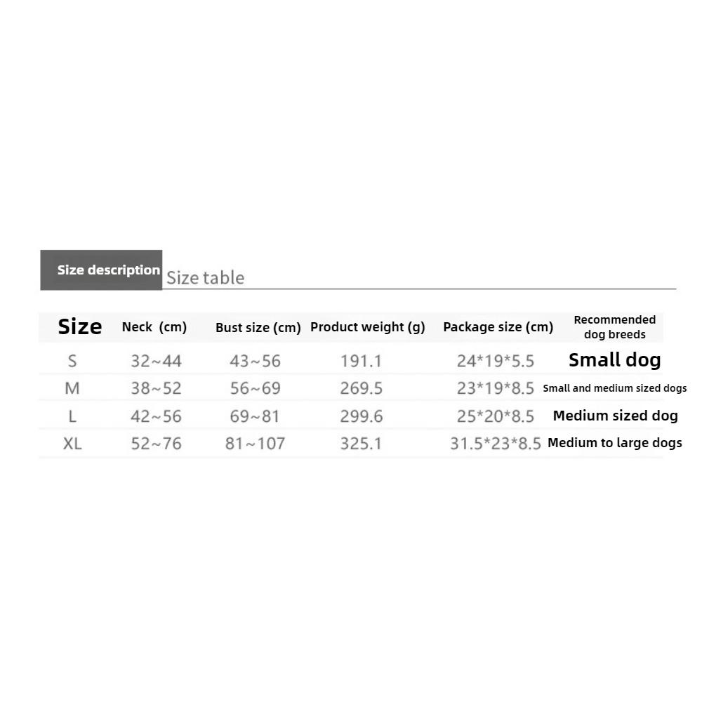 Chest Strap Vest Type Corgi Medium Golden Retriever Large Dog Walking Dog Chest Back Pet Dog Free Pullover