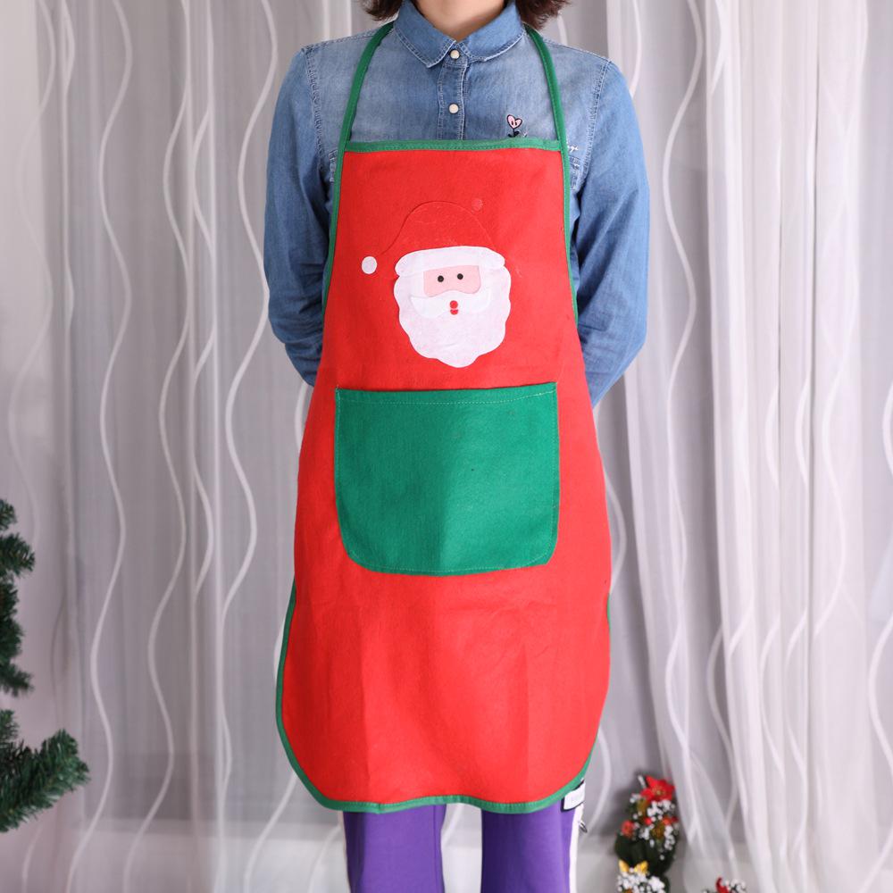 Non-woven Christmas Waiter Apron - Festive Decoration Gift