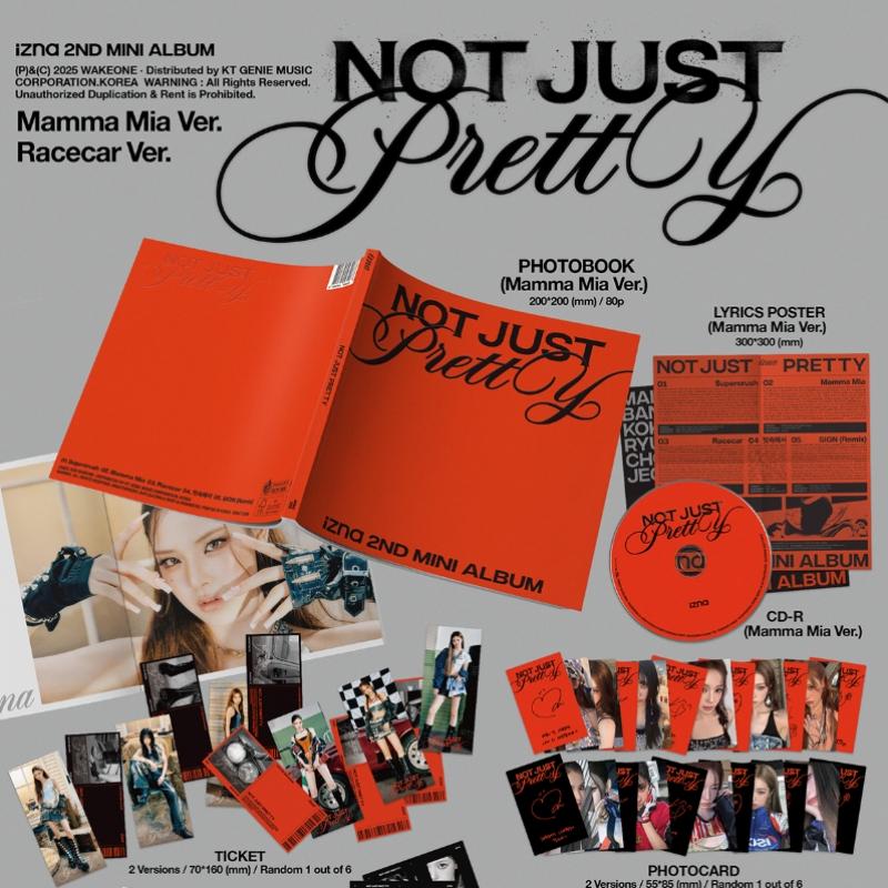 Izna   Not Just Pretty   Mini Album Set 2nd  Photobook Ver. 