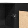 Bookshelf Black Oak Effect 82.5 X 30.5 X 150 Cm