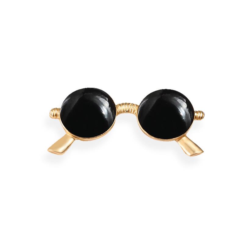 Xiao Zhan Style Mini Sunglasses Brooch Pin – Trendy Accessory for Clothing, Hats, and Bags