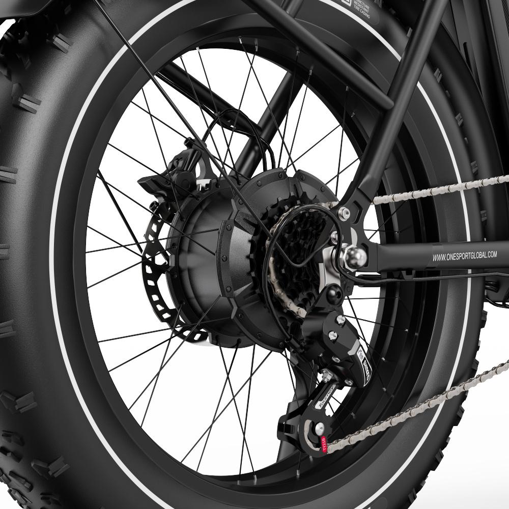 Folding Electric Bike ONESPORT OT16 MAX 20 inch 500W 48V 18Ah