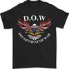 Ministerstvo války Vlajka USA Vlastenecký orel Est. Unisexové tričko DOW 2025