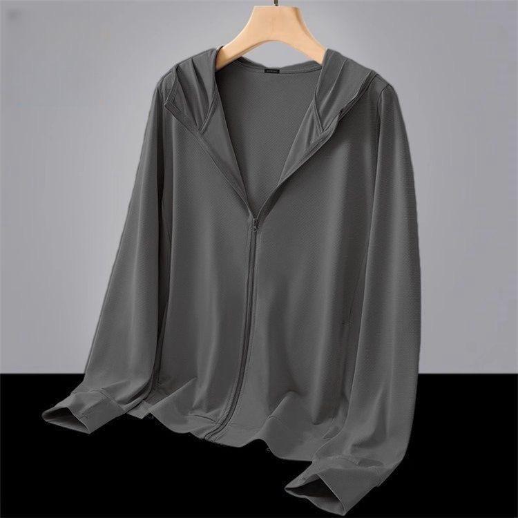 Ice Silk Sun Protection Jacket for Men & Women – Lightweight, Breathable, Trendy Outdoor Skin Coat for Cycling & Fishing.