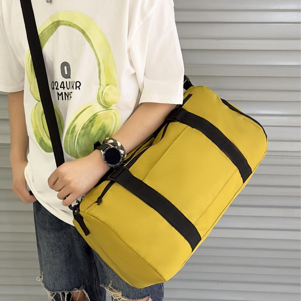 Men and Women Fashion Sports Wet and Dry Fitness Bag Simple Water-proof Large Capacity Shoe Storage Handbag