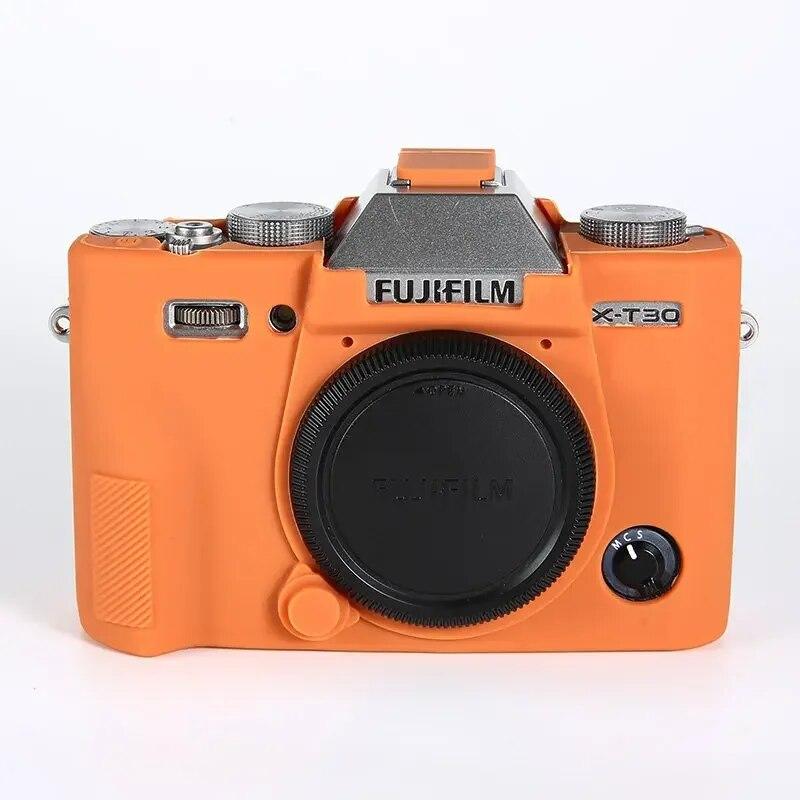 

Силіконовий чохол Сумка для камери Fujifilm X-S10 XS10 X-T200 X-T100 XT200 X-T30 XT30 X-A7 XA7 X-T20 X-T10 XT100 X-T30 коричневий