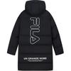 FILA Down Jackets Men's Jet Black Hooded Moderate F51M349921A-BK-