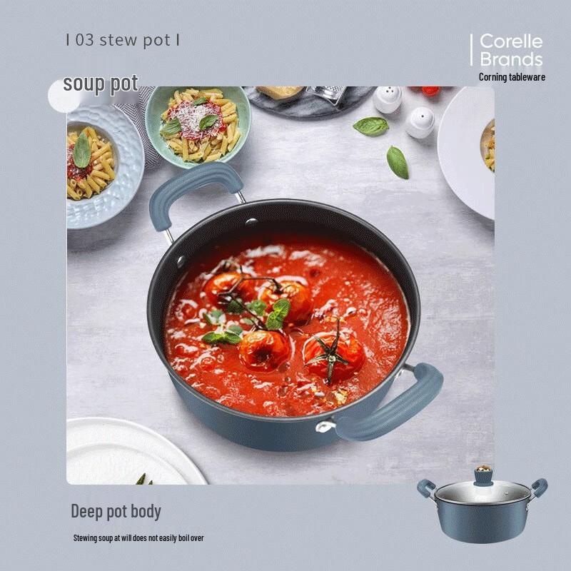 EKCO Blue Micro-Pressure 3-Piece Cookware Set