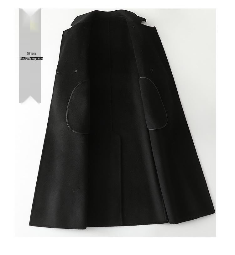 2022 Double-Sided Cashmere Slim-Fit Women's Long Wool Coat