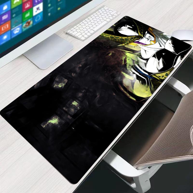 Mouse Pad xcm DBZ Dragon Ball Cell Gamer Gaming Accessories Speed Keyboard Rubber Lock Edge Desk Mat Office Laptop mousepad 800x300x2mm