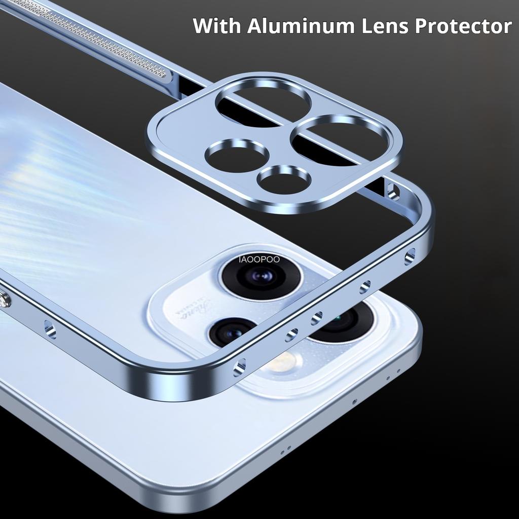 Ultra Thin Aluminum Frame Metal Bumper Case For OPPO Reno 16 Pro 14 15 Pro Max Find X8S X8 Ultra with Camera Protector