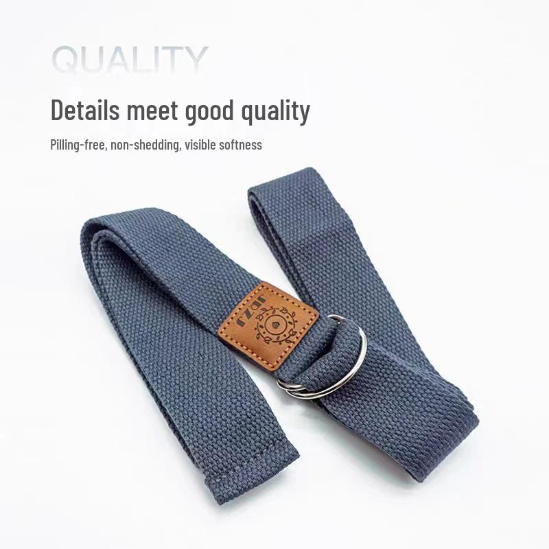 Iyengar Yoga Non-Elastic Stretch Strap for Auxiliary Extension