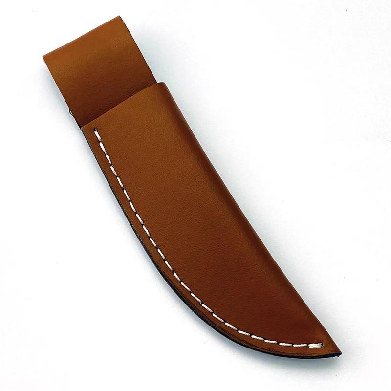 Fixed  Blade Straight Knife Sheath Two-layer Knife Cover Outdoor Hunting Knife DIY Knife Sheath Leather Case Knife Blade