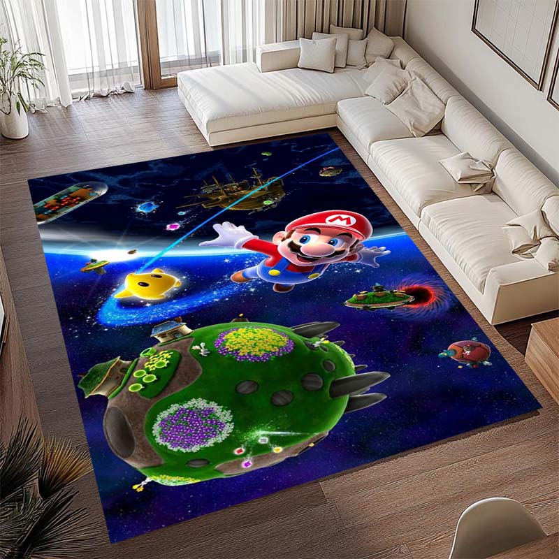 

The New 2026 Super Mario Bros. Rug Is Suitable for Home Décor in Game Rooms, Bedrooms, Living Rooms, Sofa Areas, and More. 60x90cm