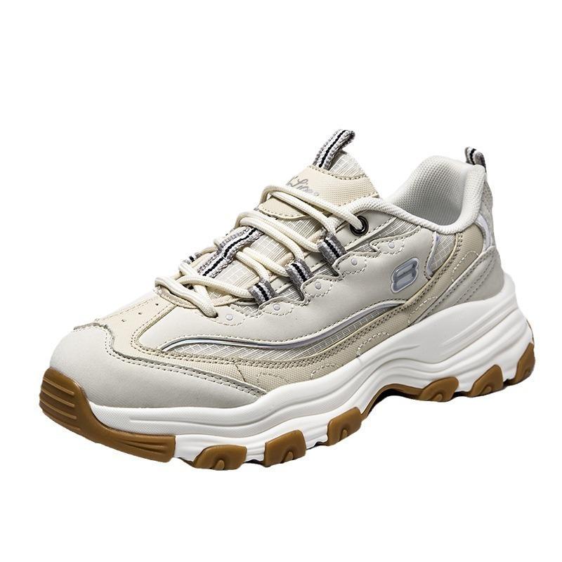 Classic Color Matching Trendy Heightening Casual Versatile Light Bottom Rebound Pixel Bottom Dad Shoes Casual Shoes Heightening Couple Shoes