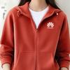 Customizable Logo Heavyweight Fleece Hooded Sweatshirt - Thickened Double-Sided Autumn/Winter Cardigan