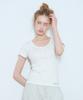 BAEGYADEUMYUJEU Muse Henley Neck T-Shirt (White)