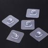 5Pcs Free Punching Seamless Invisible Hook Bathroom Kitchen Adhesive Hook