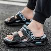 Neue, modische Herren-Freizeitsandalen in Übergröße mit dicker Sohle, EVA-leicht und atmungsaktiv, Sportschuhe für Herren